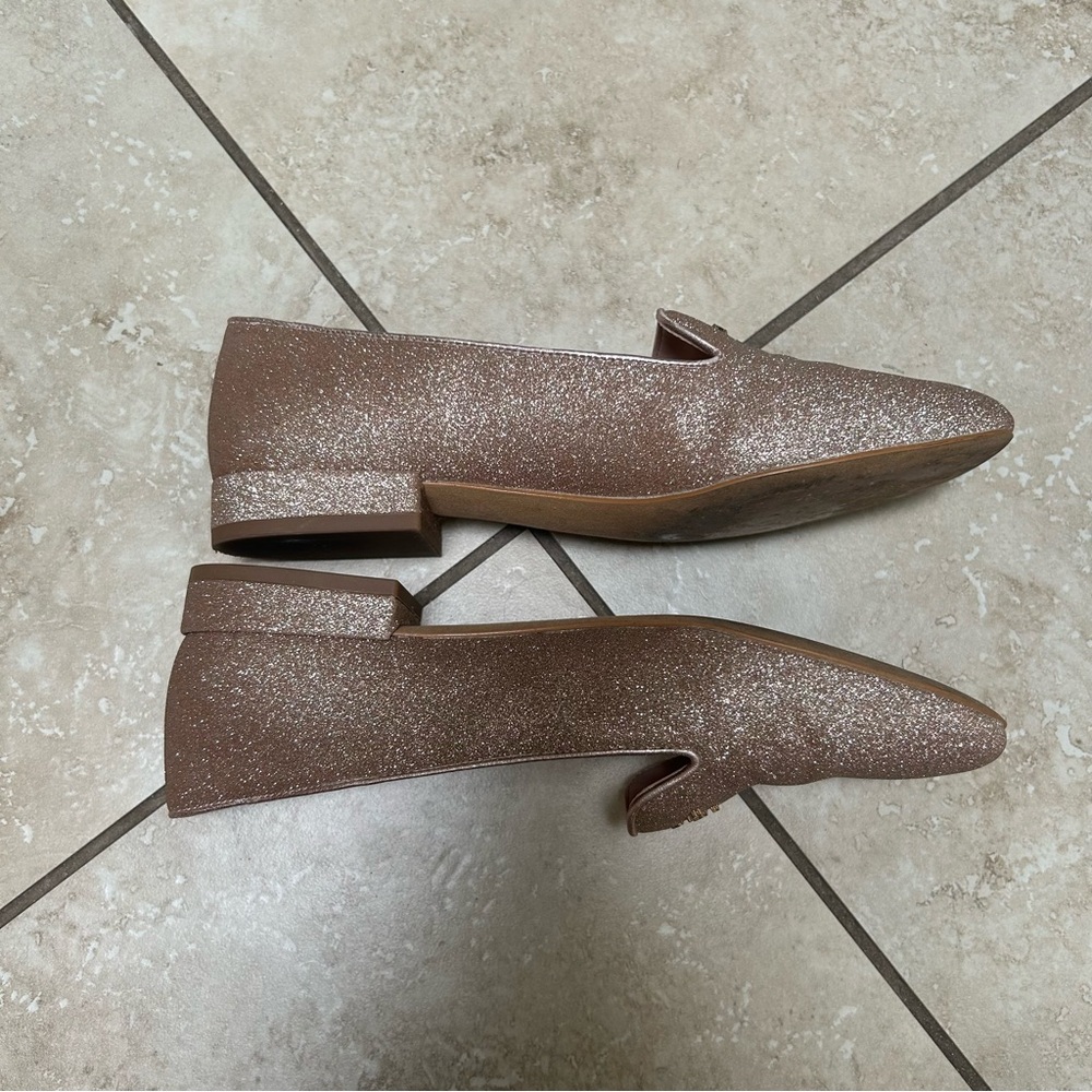 Kate Spade Sparkling Gold Loafers - Picture 5 of 7